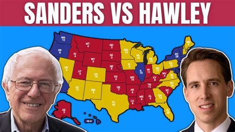 Election Bernie Sanders Vs Josh Hawley Youtube