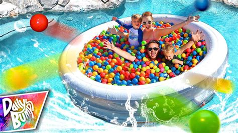 Huge Floating Ball Pit Swimming Pool Party 💦 Youtube