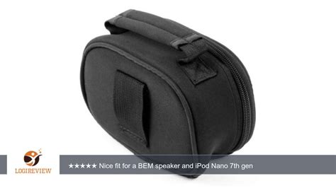 Duragadget Black Neoprene Zip Locked Carry Case For The Bem Bluetooth