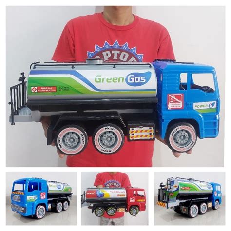 Jual Mainan Truk Tangki Uk Jumbo Mobil Truck Tanki Besar Anak Laki