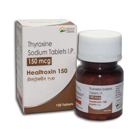 HEALTROXIN Thyroxine 150 Mcg Tablets At Rs 250 Bottle Hormonal Drugs