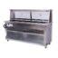 Divison Electric Bain Marie With Sneeze Guard Floor Standing Boss