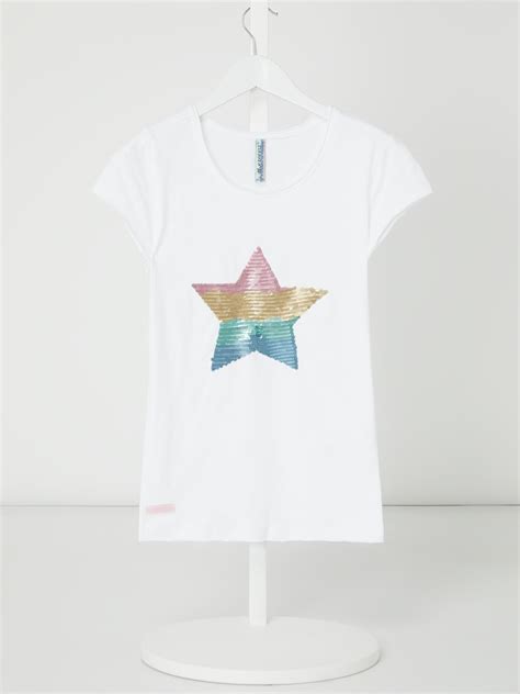 Blue Effect T Shirt mit Pailletten weiß online kaufen