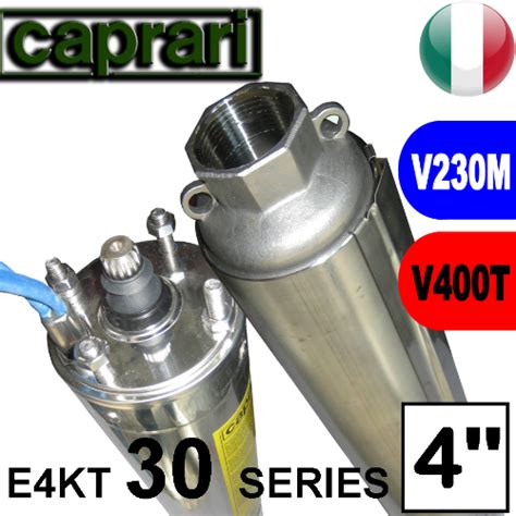 Caprari Elettropompa Sommersa Completa E Kt Mc M T Portata Max