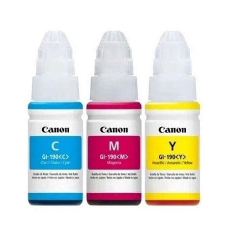 Kit 4 Refil Tinta G3110 Bk C Y M G4100 G3100 G 190 Submarino