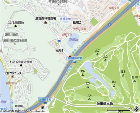 瀬田橋本町東（大津市地点名）の住所・地図｜マピオン電話帳