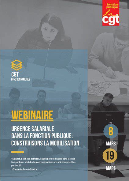 Webinaire CGT du 2 février 2024 Urgence salariale dans la Fonction