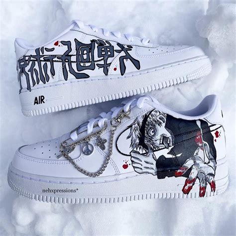 Gojo Satoru Jujutsu Kaisen Air Force S Nike Air Force Sneaker