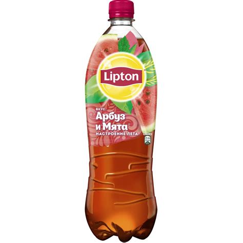 Купить холодный чай Lipton черный арбуз и мята 1 5 л цены на Мегамаркет Артикул 100028419487