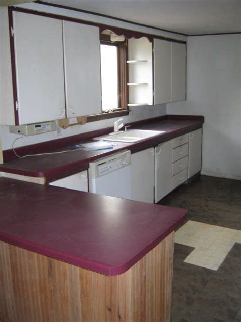 Another View Of My Before Kitchen When Was Maroon A Good Color For