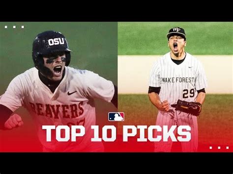 The Top Picks In The Mlb Draft Travis Bazzana Chase Burns