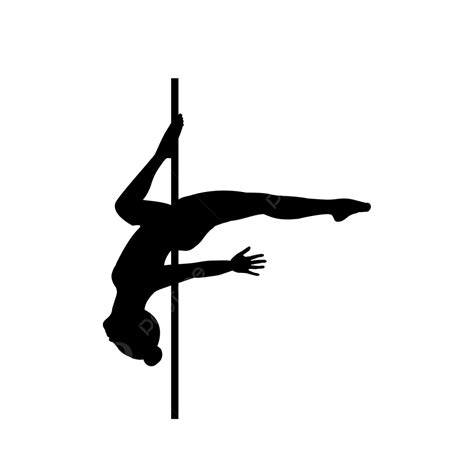 Pole Dancing Silhouette Transparent Background Silhouette Of Sexy Girl