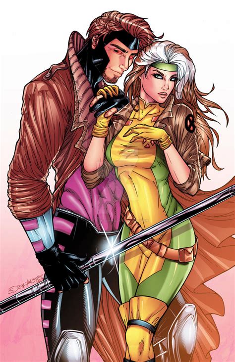 Gambit and Rogue by sorah-suhng on DeviantArt