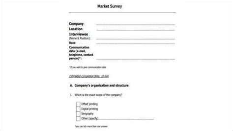 Questionnaire Marketing