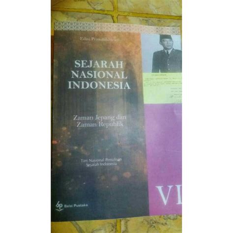 Jual Sejarah Nasional Indonesia Jilid 6 Shopee Indonesia