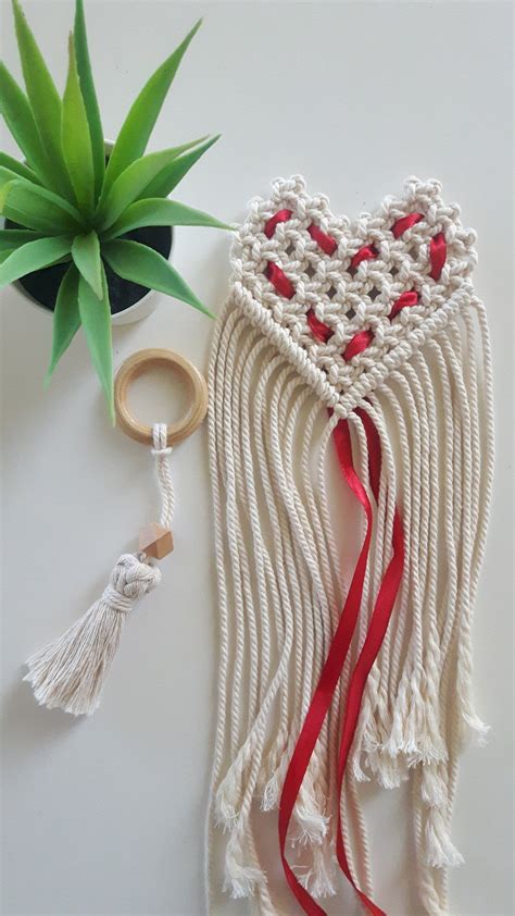 Macrame Heart Video Tutorial Video Class pattern Macrame | Etsy