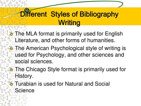 PPT - BIBLIOGRAPHY PowerPoint Presentation, free download - ID:5489296