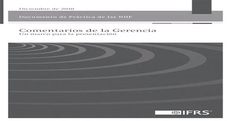 Documento Practica Niif Comentarios De La Gerencia Pdf Document