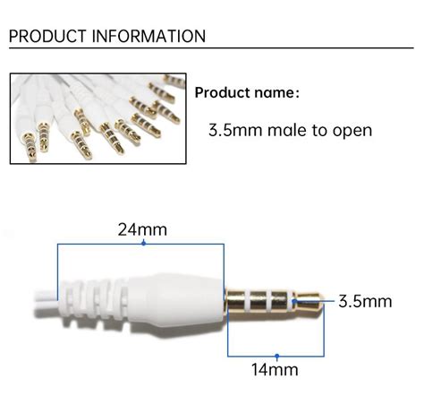 China White 3 5 4 Pole Audio Cable Suppliers Manufacturers Factory