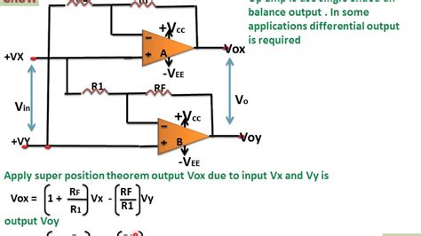 Output Of Differential Amplifier