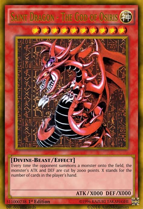 Slifer The Sky Dragon Manga By Serenade Yugioh Cards Custom