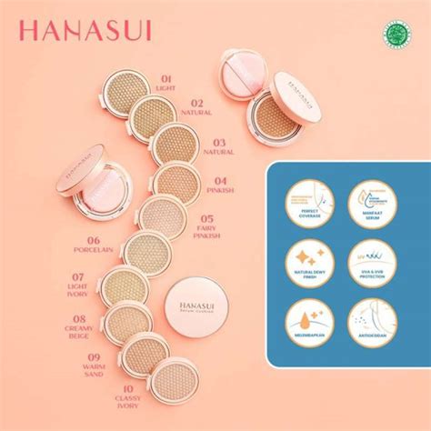 Promo HANASUI Serum Cushion 10 Varian 04 PINKISH Diskon 27 Di