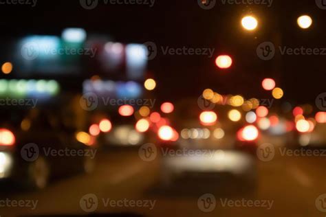 Abstract night traffic blur background with bokeh light 12834160 Stock Photo at Vecteezy