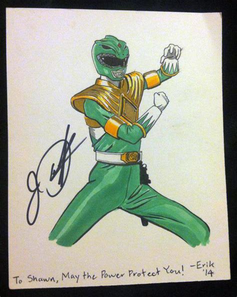 Jdf Signed Green Ranger By Illustratorerik On Deviantart