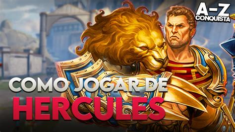 Como Jogar De Hercules Smite Br A Z Conquista Guia Youtube