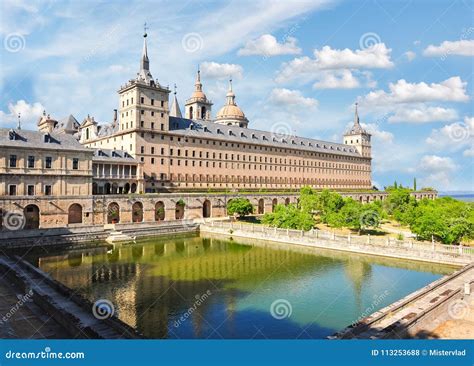 El Escorial Palace, Spain stock photo. Image of majestic - 113253688