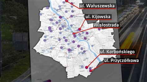 Warszawa Odcinkowy Pomiar Pr Dko Ci W Centrum Ale Wy Szy Limit Tvn