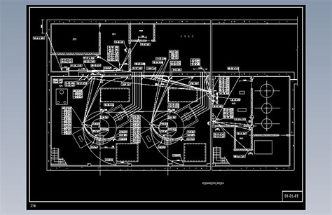 小水电站机电设计图D1 DL AutoCAD 14 模型图纸下载 懒石网