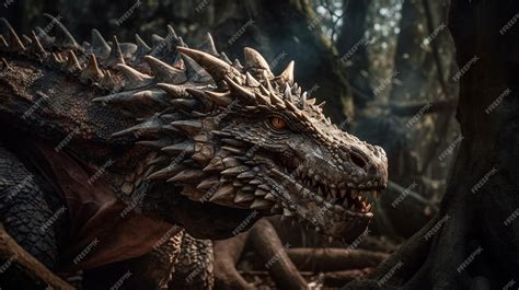 Premium AI Image | A dragon from the hobbit movie