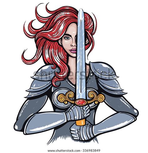 Female Warrior Cartoon Images Stock Photos Vectors Shutterstock