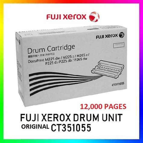 ORIGINAL FujiXerox Fuji Xerox DR225 Docuprint CT351055 P225 M225