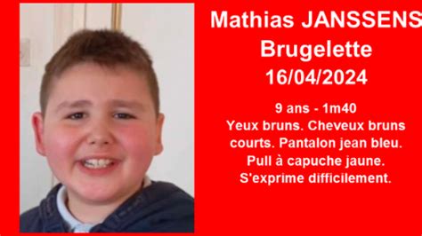 Disparition Inquiétante Dun Enfant De 9 Ans Ce Mardi à Brugelette