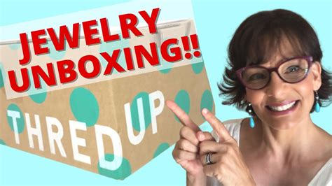 Thredup Mystery Jewelry Rescue Box Unboxing Pieces Of Jewelry To