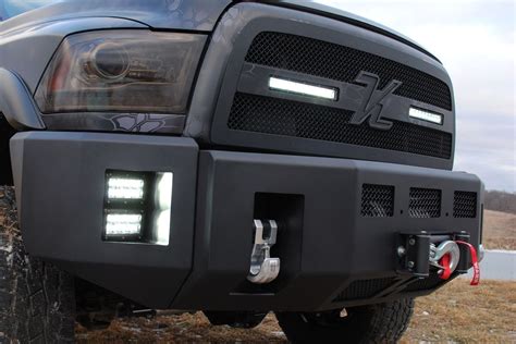 Kelderman® - Dodge Ram 2016 Alpha Series Bare Steel Front Winch Bumper