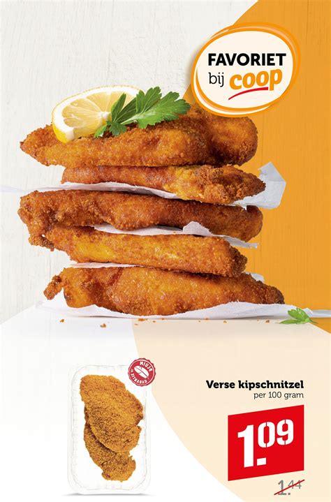 Verse Kipschnitzel Aanbieding Bij Coop