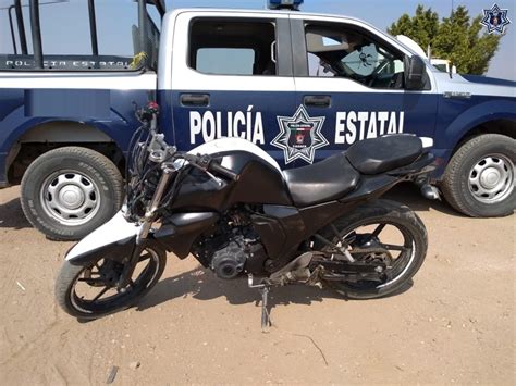 POLICÍA ESTATAL RECUPERA MOTOCICLETA CON REPORTE DE ROBO EN MIAHUATLÁN