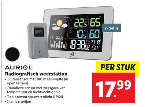 Auriol Radiografisch Weerstation Aanbieding Bij Lidl 1Folders Nl