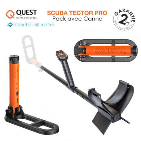 Pack détecteur Scuba Tector Pro Canne