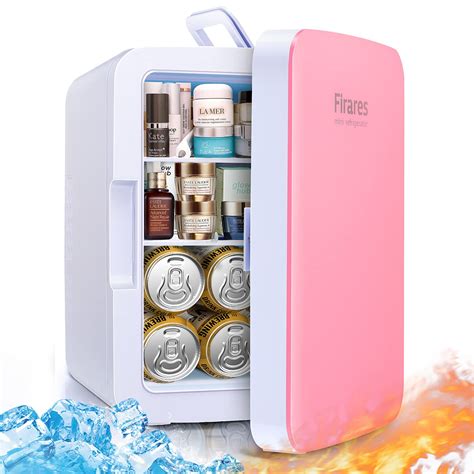 Firares Rapid Cooling Liter Can Mini Fridge For Bedroom Protable