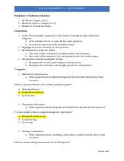 Worksheet Docx Nur Worksheet Genitourinary Worksheet