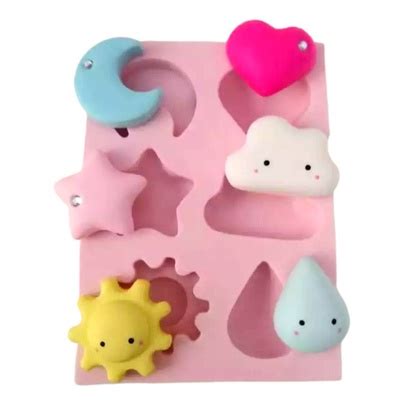 Forma Molde Silicone Biscuit Chuva De Amor Lisa Ceuzinho Shopee Brasil