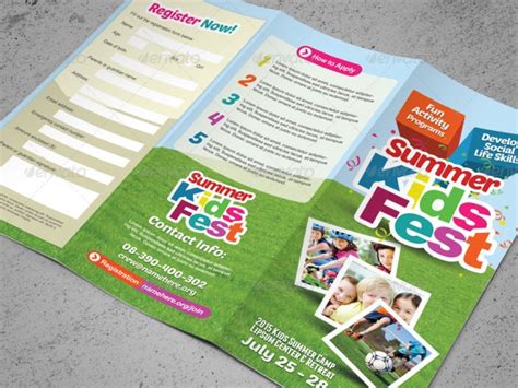 Free 20 Summer Camp Brochures In Psd Vector Eps