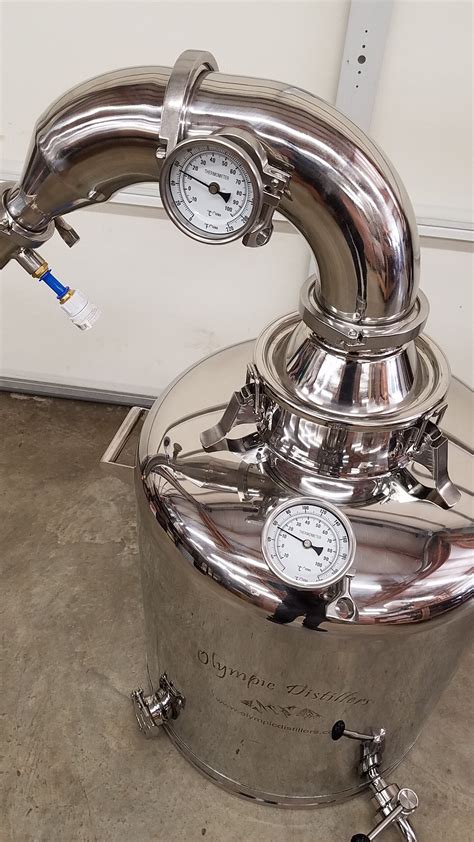 26 Gallon Stainless Steel Pot Still 4 Inch Gas Or Electric Heat