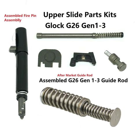 Upper Slide Parts Kits G26 Gen 1 3 Glock Upk Assembled Guide Rod Fits Glock 26 Heavy Equipment