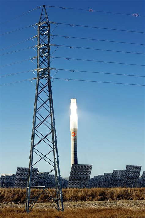 Concentrating Solar Power Plant Photograph By Philippe Psaila Fine