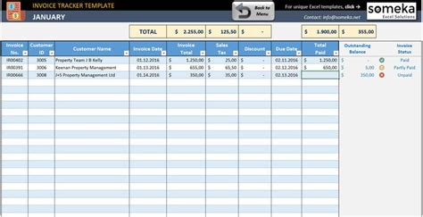 invoice tracker printable spreadsheet invoice spreadsheet business